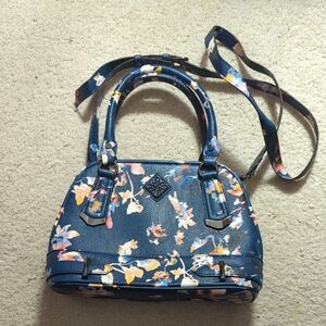 Simply Vera Floral Blue Handbag